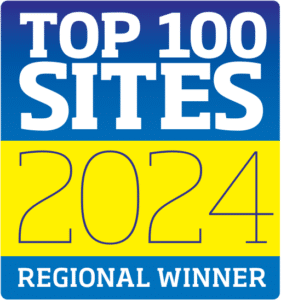 Top 100 Sites Regional Winner 2023 Heart of England