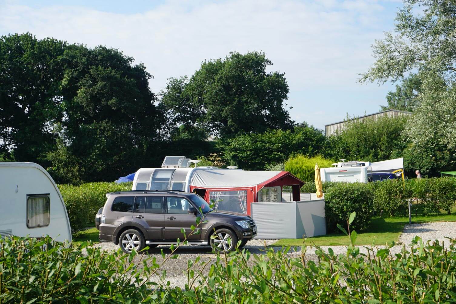 Seasonal touring pitches