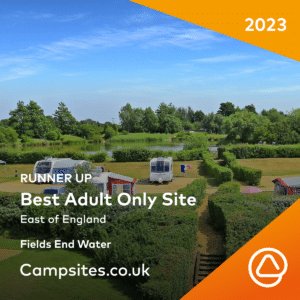 Campsites.co.uk Best Adult Only Site in the East of England 2023