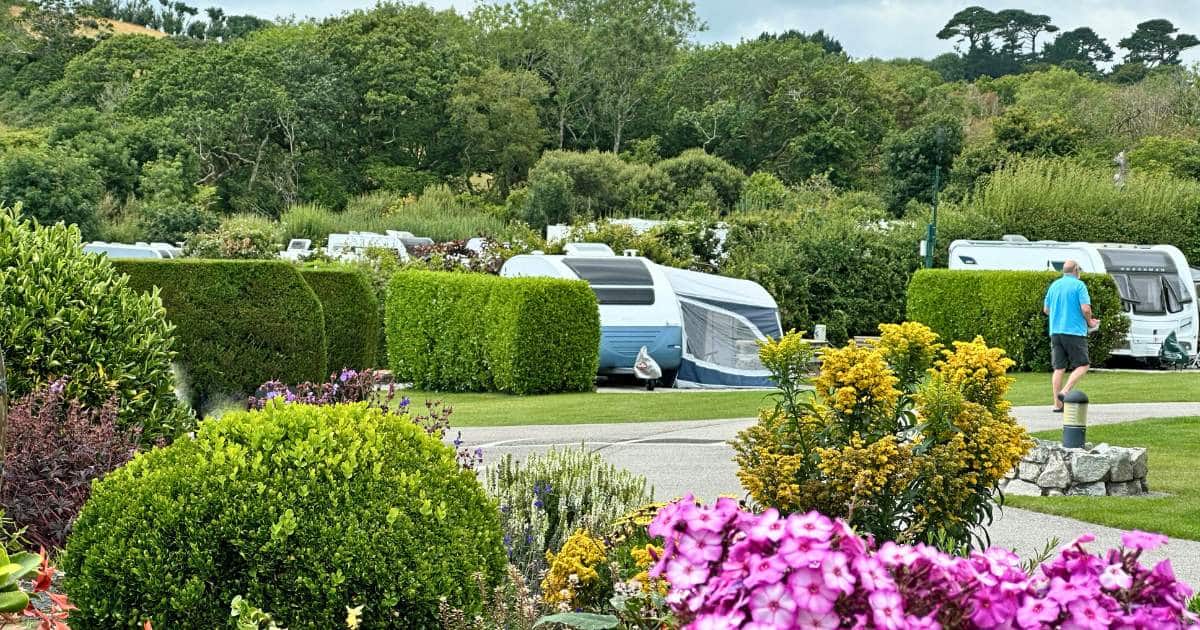 Trethem Mill Touring Park, one of the best campsites in Cornwall for couples